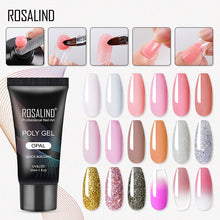 Load image into Gallery viewer, ROSALIND Poly Gel For Nails Extensions Finger nail art Manicure Acryl gel Varnish hybrid 30ML Poly gel nail polish