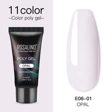 Load image into Gallery viewer, ROSALIND Poly Gel For Nails Extensions Finger nail art Manicure Acryl gel Varnish hybrid 30ML Poly gel nail polish