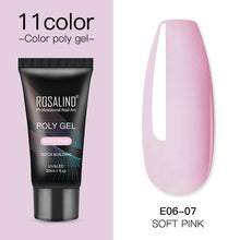 Load image into Gallery viewer, ROSALIND Poly Gel For Nails Extensions Finger nail art Manicure Acryl gel Varnish hybrid 30ML Poly gel nail polish
