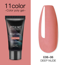 Load image into Gallery viewer, ROSALIND Poly Gel For Nails Extensions Finger nail art Manicure Acryl gel Varnish hybrid 30ML Poly gel nail polish
