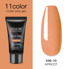 Load image into Gallery viewer, ROSALIND Poly Gel For Nails Extensions Finger nail art Manicure Acryl gel Varnish hybrid 30ML Poly gel nail polish