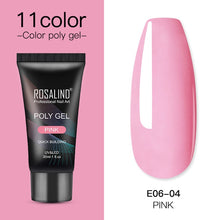 Load image into Gallery viewer, ROSALIND Poly Gel For Nails Extensions Finger nail art Manicure Acryl gel Varnish hybrid 30ML Poly gel nail polish