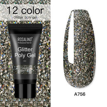 Load image into Gallery viewer, ROSALIND Poly Gel For Nails Extensions Finger nail art Manicure Acryl gel Varnish hybrid 30ML Poly gel nail polish