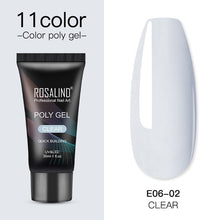Load image into Gallery viewer, ROSALIND Poly Gel For Nails Extensions Finger nail art Manicure Acryl gel Varnish hybrid 30ML Poly gel nail polish
