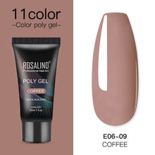 Load image into Gallery viewer, ROSALIND Poly Gel For Nails Extensions Finger nail art Manicure Acryl gel Varnish hybrid 30ML Poly gel nail polish