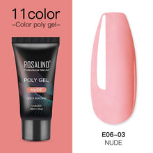 Load image into Gallery viewer, ROSALIND Poly Gel For Nails Extensions Finger nail art Manicure Acryl gel Varnish hybrid 30ML Poly gel nail polish