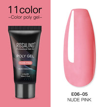 Load image into Gallery viewer, ROSALIND Poly Gel For Nails Extensions Finger nail art Manicure Acryl gel Varnish hybrid 30ML Poly gel nail polish