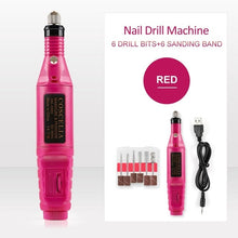 Load image into Gallery viewer, 1Set Professional Electric Nail Drill Machine Kit Manicure Machine Nail Art Pen Pedicure Nail File Nail Art Tools Kit