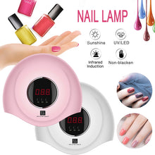 Load image into Gallery viewer, 36W Nail Lamp UV LED Lamp Nail Dryer For Curing UV Gel LED Gel Nails Machine 30s/60s/90s Auto Sensor Nail Art Tools
