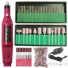 Load image into Gallery viewer, 1 Set Professional Electric Nail Drill Machine Pen for Manicure Pedicure Tips Polish Sanding Nail Drill Bits Nail Gel Mill Kit