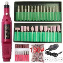 Load image into Gallery viewer, 1 Set Professional Electric Nail Drill Machine Pen for Manicure Pedicure Tips Polish Sanding Nail Drill Bits Nail Gel Mill Kit