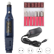 Load image into Gallery viewer, 1 Set Professional Electric Nail Drill Machine Pen for Manicure Pedicure Tips Polish Sanding Nail Drill Bits Nail Gel Mill Kit