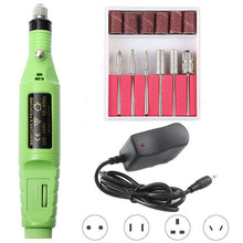 Load image into Gallery viewer, 1 Set Professional Electric Nail Drill Machine Pen for Manicure Pedicure Tips Polish Sanding Nail Drill Bits Nail Gel Mill Kit