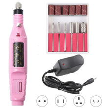 Load image into Gallery viewer, 1 Set Professional Electric Nail Drill Machine Pen for Manicure Pedicure Tips Polish Sanding Nail Drill Bits Nail Gel Mill Kit