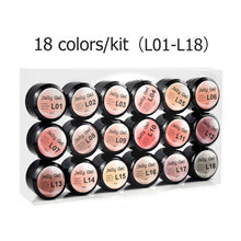 Load image into Gallery viewer, 18pcs/kit GDCOCO  Jelly Gel Nude Color Nail Gel Polish Clear Nail Varnish Soak off UV LED Glitter Transparent Color Gel Varnish