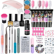 Load image into Gallery viewer, Poly Extension Nail Set With 6W UV LED USB Lamp Dryer Kit Tools Polygel Kit For Manicure Nail Art Sets Nail Polish Gel