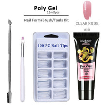 Load image into Gallery viewer, Poly Extension Nail Set With 6W UV LED USB Lamp Dryer Kit Tools Polygel Kit For Manicure Nail Art Sets Nail Polish Gel
