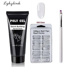 Load image into Gallery viewer, Poly Extension Nail Set With 6W UV LED USB Lamp Dryer Kit Tools Polygel Kit For Manicure Nail Art Sets Nail Polish Gel