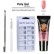 Load image into Gallery viewer, Poly Extension Nail Set With 6W UV LED USB Lamp Dryer Kit Tools Polygel Kit For Manicure Nail Art Sets Nail Polish Gel