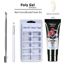 Load image into Gallery viewer, Poly Extension Nail Set With 6W UV LED USB Lamp Dryer Kit Tools Polygel Kit For Manicure Nail Art Sets Nail Polish Gel