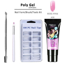 Load image into Gallery viewer, Poly Extension Nail Set With 6W UV LED USB Lamp Dryer Kit Tools Polygel Kit For Manicure Nail Art Sets Nail Polish Gel