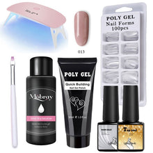 Load image into Gallery viewer, Poly Extension Nail Set With 6W UV LED USB Lamp Dryer Kit Tools Polygel Kit For Manicure Nail Art Sets Nail Polish Gel