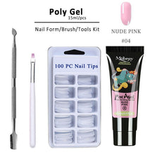 Load image into Gallery viewer, Poly Extension Nail Set With 6W UV LED USB Lamp Dryer Kit Tools Polygel Kit For Manicure Nail Art Sets Nail Polish Gel