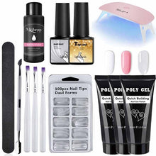 Load image into Gallery viewer, Poly Extension Nail Set With 6W UV LED USB Lamp Dryer Kit Tools Polygel Kit For Manicure Nail Art Sets Nail Polish Gel