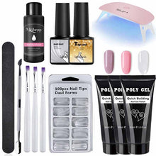 Load image into Gallery viewer, Poly Extension Nail Set With 6W UV LED USB Lamp Dryer Kit Tools Polygel Kit For Manicure Nail Art Sets Nail Polish Gel