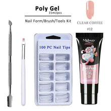 Load image into Gallery viewer, Poly Extension Nail Set With 6W UV LED USB Lamp Dryer Kit Tools Polygel Kit For Manicure Nail Art Sets Nail Polish Gel