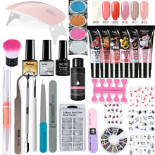 Load image into Gallery viewer, Poly Extension Nail Set With 6W UV LED USB Lamp Dryer Kit Tools Polygel Kit For Manicure Nail Art Sets Nail Polish Gel