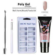 Load image into Gallery viewer, Poly Extension Nail Set With 6W UV LED USB Lamp Dryer Kit Tools Polygel Kit For Manicure Nail Art Sets Nail Polish Gel
