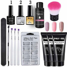 Load image into Gallery viewer, Poly Extension Nail Set With 6W UV LED USB Lamp Dryer Kit Tools Polygel Kit For Manicure Nail Art Sets Nail Polish Gel