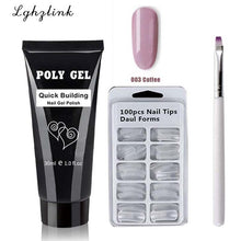Load image into Gallery viewer, Poly Extension Nail Set With 6W UV LED USB Lamp Dryer Kit Tools Polygel Kit For Manicure Nail Art Sets Nail Polish Gel