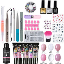 Load image into Gallery viewer, Poly Extension Nail Set With 6W UV LED USB Lamp Dryer Kit Tools Polygel Kit For Manicure Nail Art Sets Nail Polish Gel