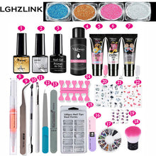 Load image into Gallery viewer, Poly Extension Nail Set With 6W UV LED USB Lamp Dryer Kit Tools Polygel Kit For Manicure Nail Art Sets Nail Polish Gel
