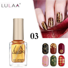 Load image into Gallery viewer, LULAA 6ml 12 Colors Nail Gel Oil Stamping Nail Polish DIY Stamping Nail Lacquer for Christmas Nail Art Painting Printing Varnish